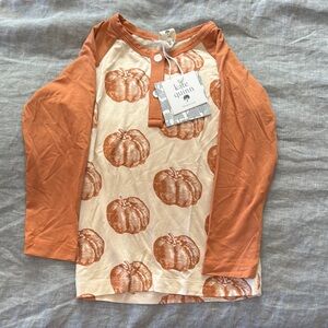 Kate Quinn Orange Pumpkin Kids Shirt